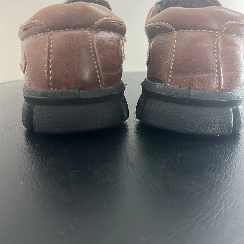 Boys brown dress‎ shoes size 8